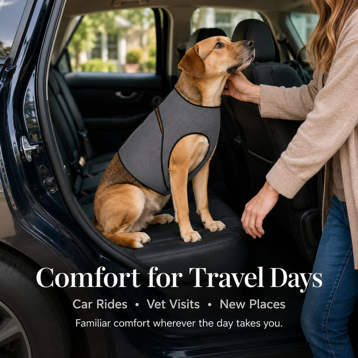 Dog Calming Wrap Vest for Thunderstorms, Fireworks & Travel