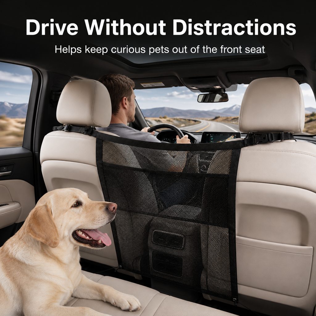 Dog Car Barrier Mesh for Road Trips