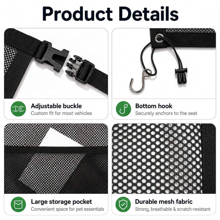 Dog Car Barrier Mesh for Road Trips