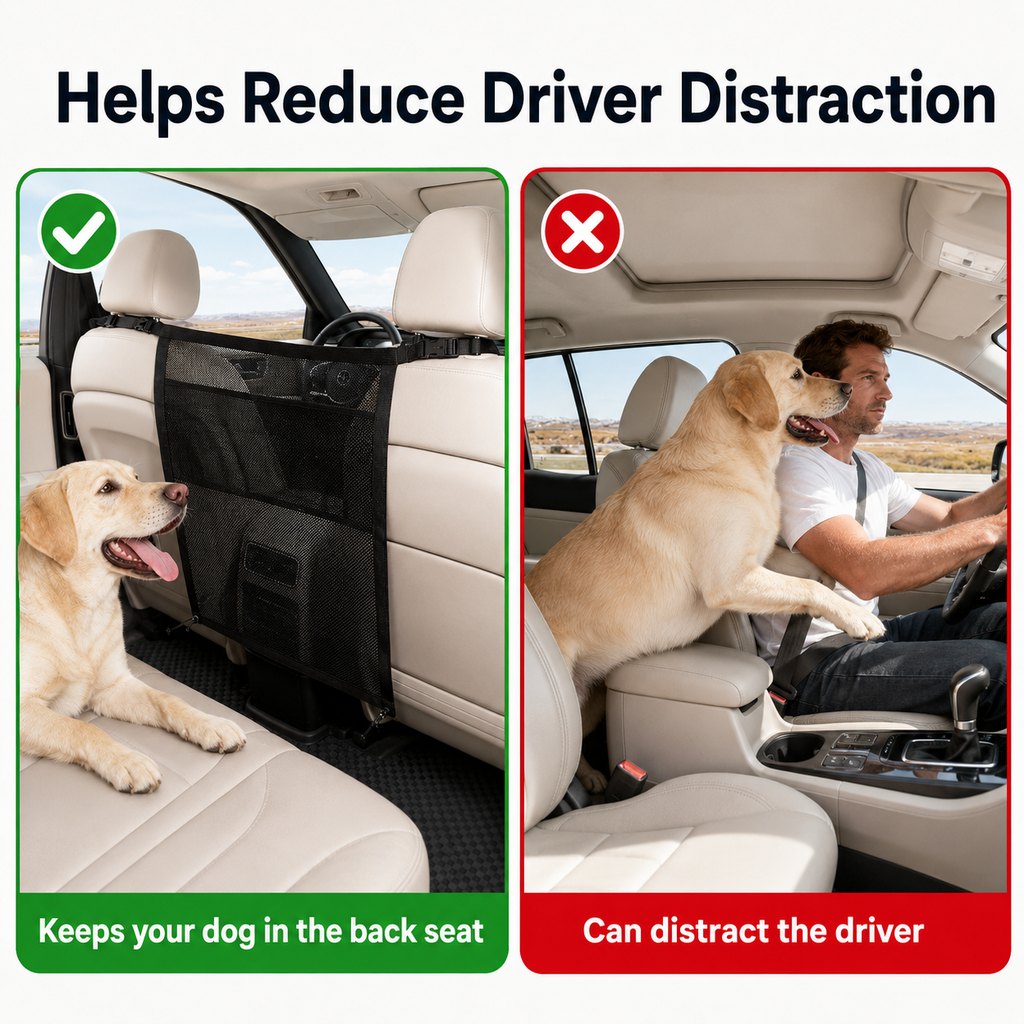 Dog Car Barrier Mesh for Road Trips