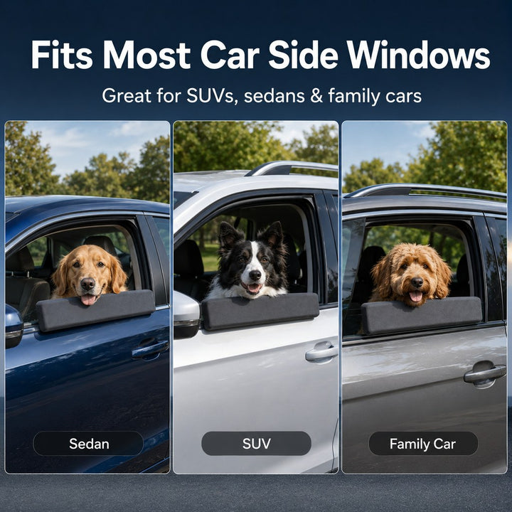 Dog Car Window Chin Rest Cushion for Road Trips