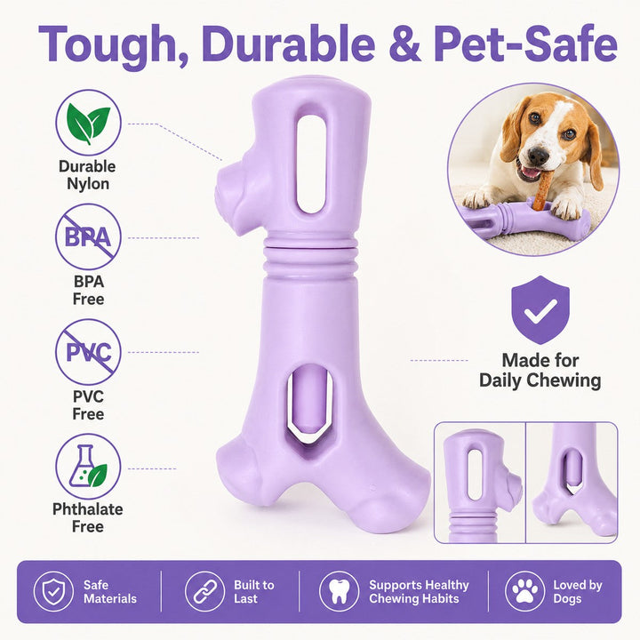 Dog Chew Stick Holder for Safer Treat Time at Home