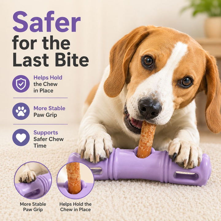 Dog Chew Stick Holder for Safer Treat Time at Home