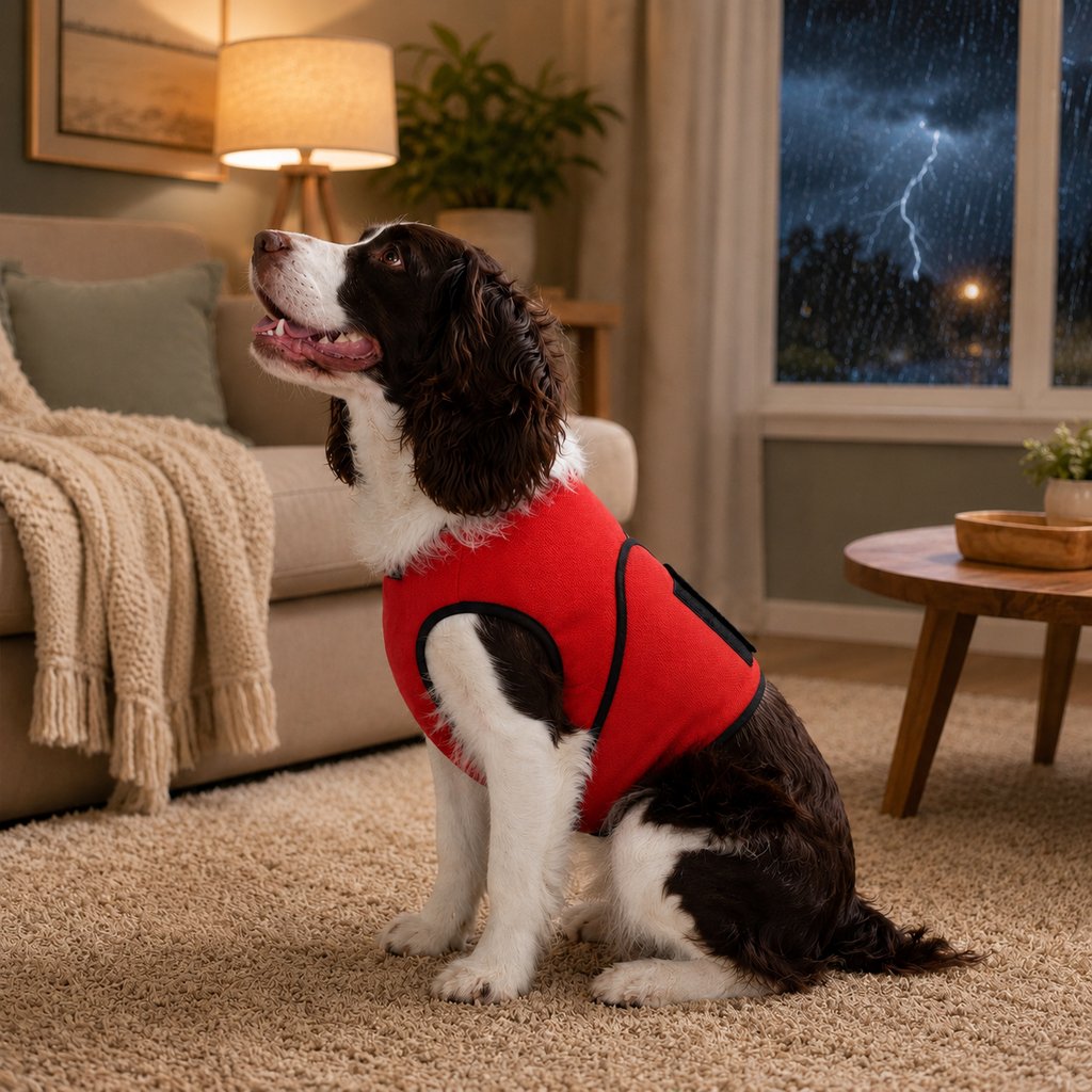 Dog Comfort Wrap Vest for Thunderstorms, Fireworks & Travel