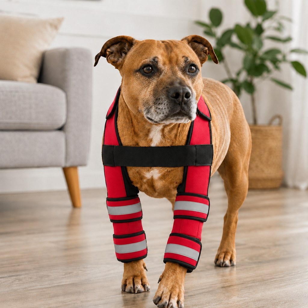 Dog Double Front Leg Support Brace for Unsteady Walking
