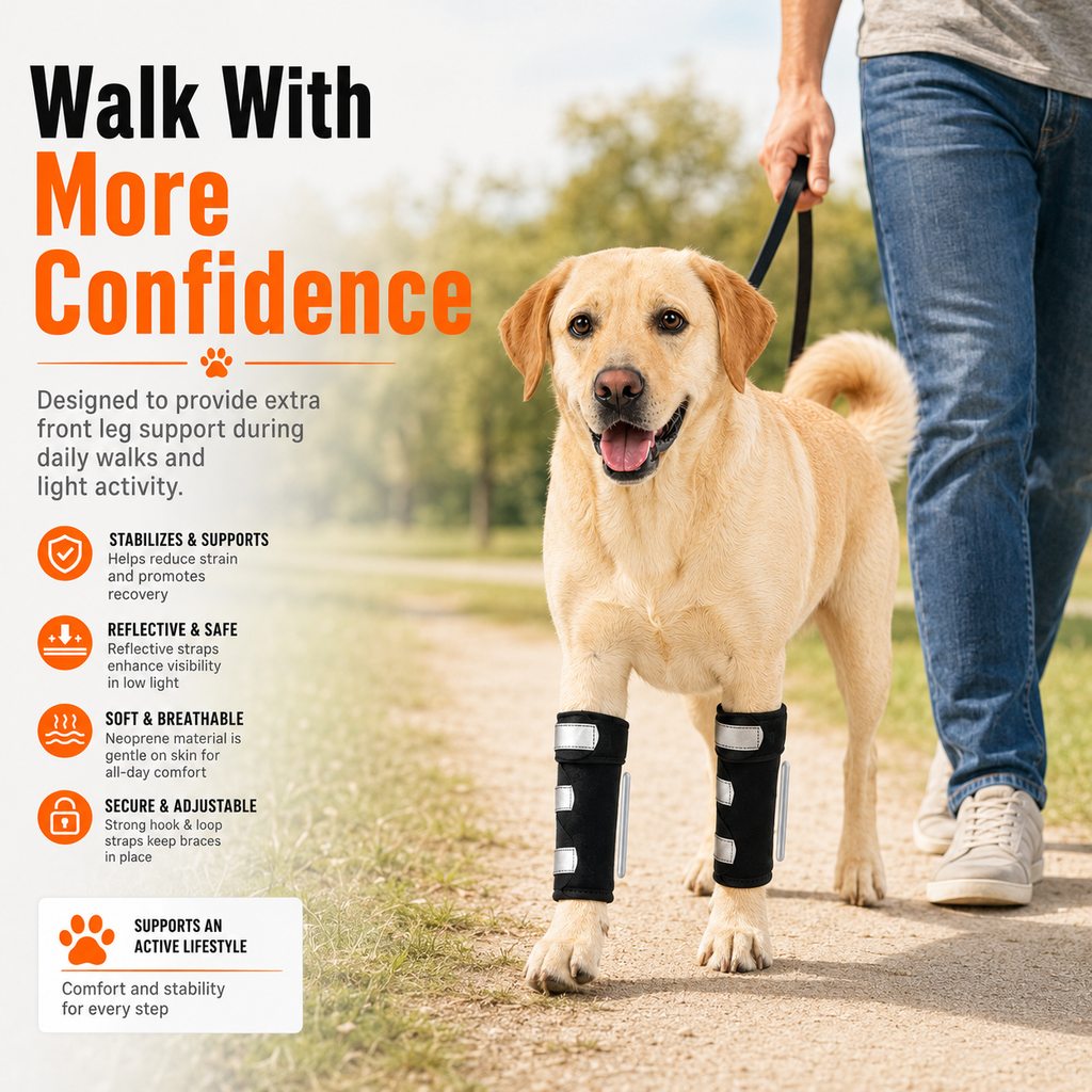 Dog Front Leg Brace for Weak or Injured Legs
