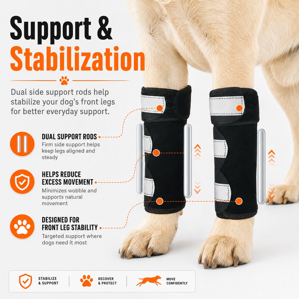 Dog Front Leg Brace for Weak or Injured Legs