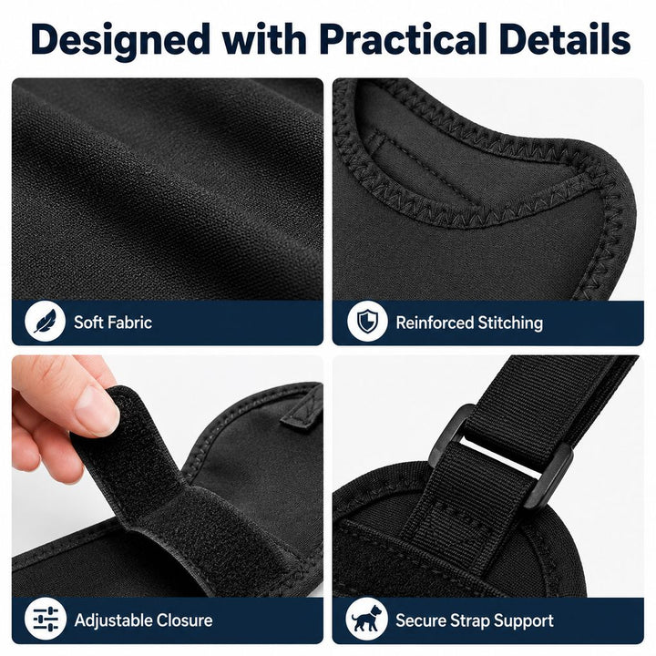 Dog Front Leg Protective Sleeve for Recovery & Walks | Helps Reduce Licking