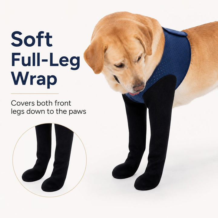 PawGuard Dual Front Leg Recovery Sleeves for Dogs