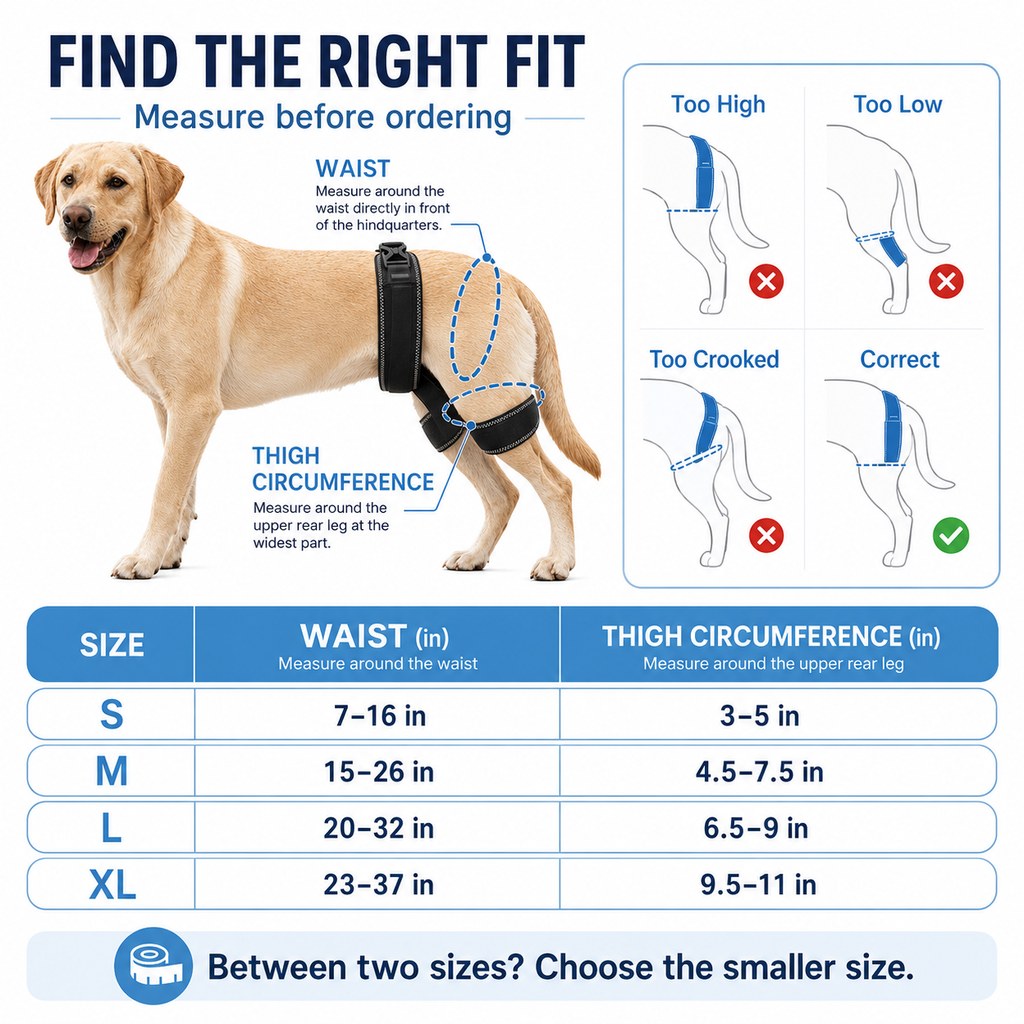 Dog Hip & Rear Leg Support Brace
