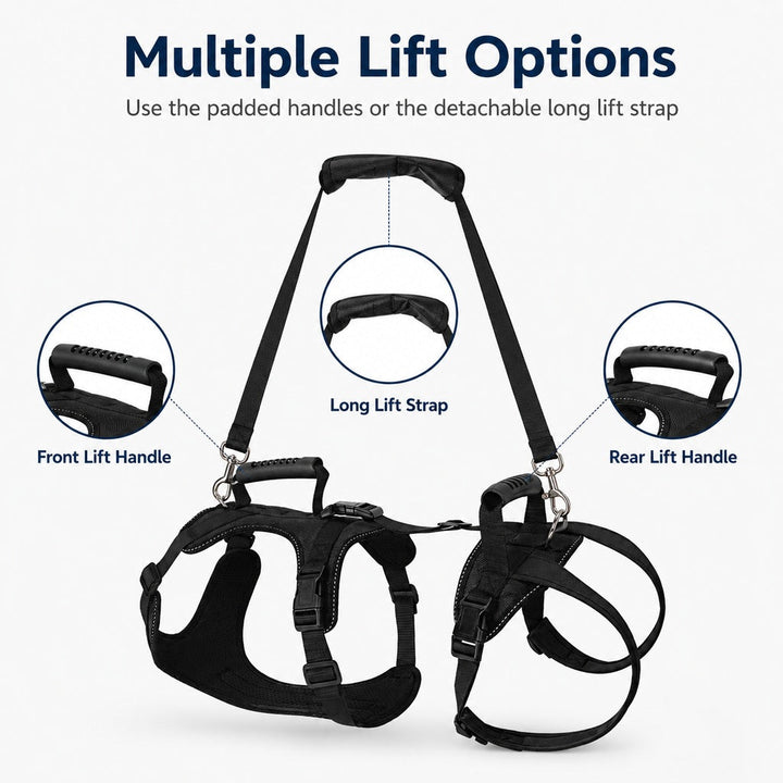 Full-Body Dog Lift Harness for Large Dogs