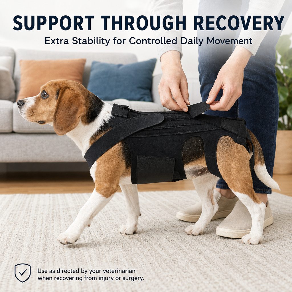 Dog Back Support Brace for Senior & Recovering Dogs