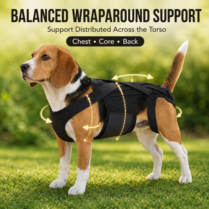 Dog Back Support Brace for Senior & Recovering Dogs