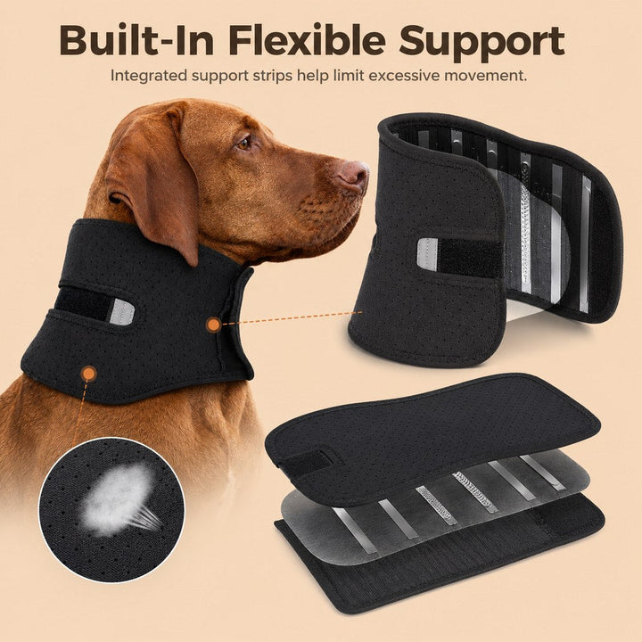 Adjustable Dog Neck Support Brace for Rest & Recovery