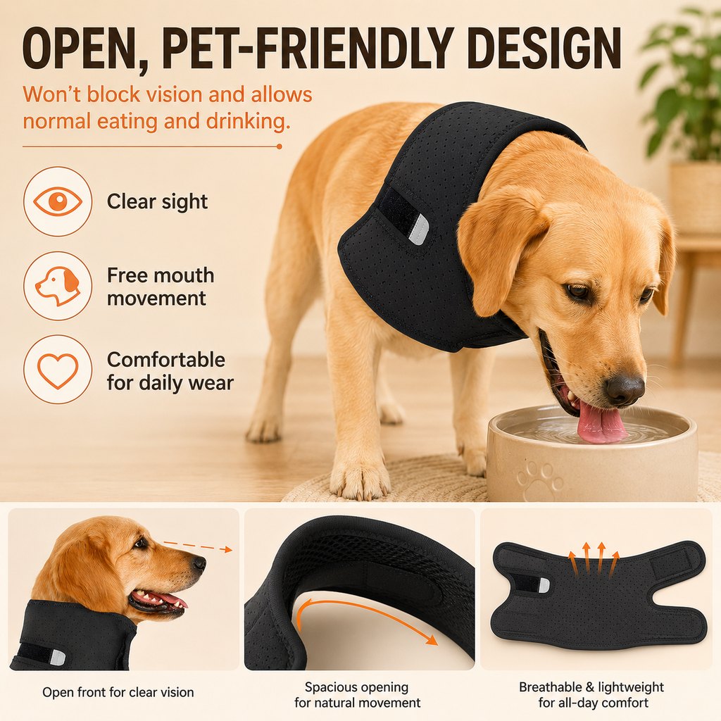Dog Neck Brace for Post-Surgery Recovery & Daily Neck Support