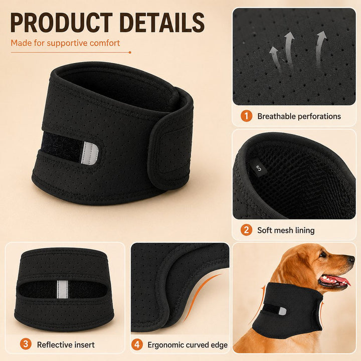 Dog Neck Brace for Post-Surgery Recovery & Daily Neck Support