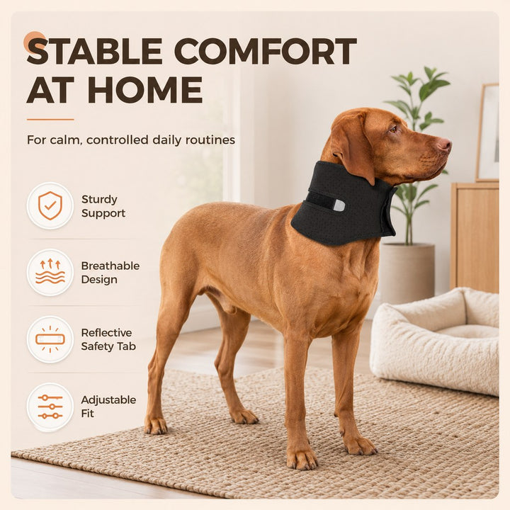 Adjustable Dog Neck Support Brace for At-Home Rest