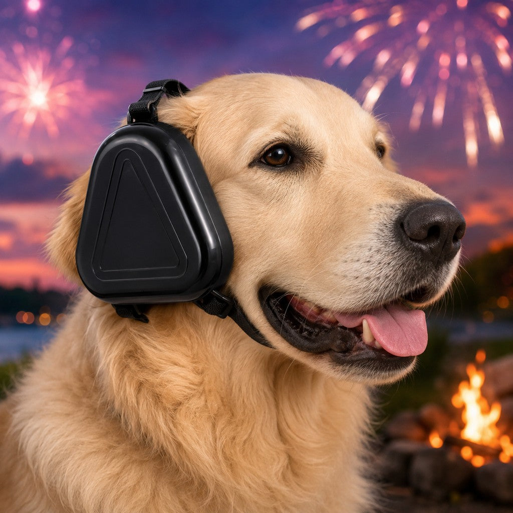 Dog Noise Reduction Ear Muffs for Fireworks, Thunderstorms & Travel