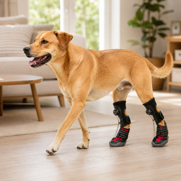 Adjustable Tension-Dial Dog Paw-Lift Support Boots