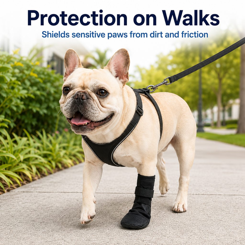 Dog Paw Recovery Boot for Home Rest & Walks | Anti-Lick Protective Cover for Injured Paws