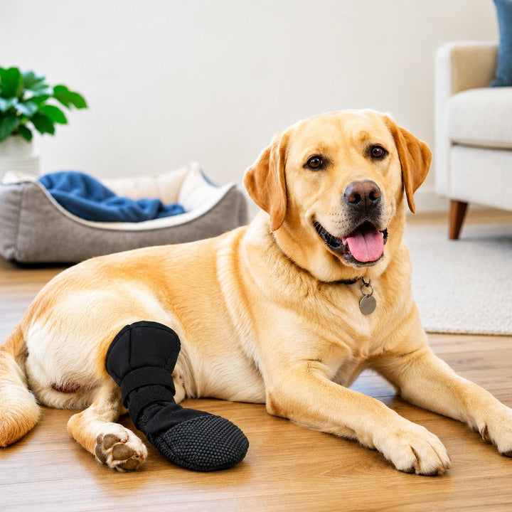 Dog Paw Recovery Boot for Home Rest & Walks | Anti-Lick Protective Cover for Injured Paws