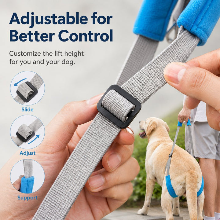 Dog Rear Leg Lift Support Sling for Stairs & Cars | Senior Dog Mobility Support