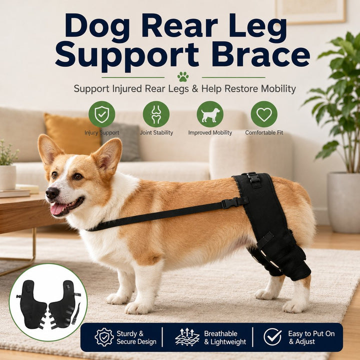 Dog Rear Leg Support Brace for Senior & Weak Dogs