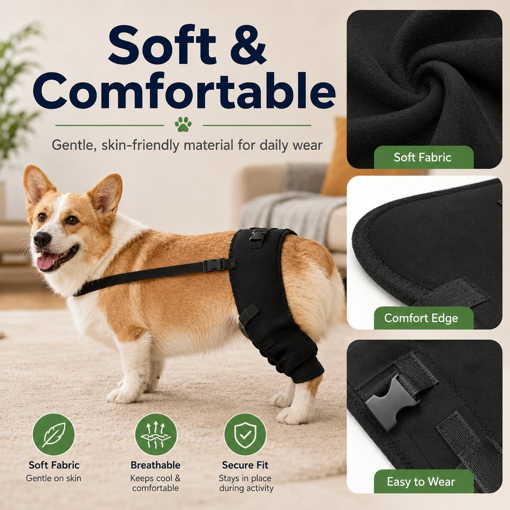 Dog Rear Leg Support Brace for Senior & Weak Dogs