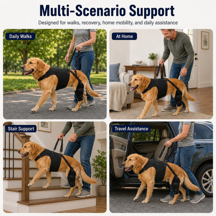 Dog Rear Leg Support Harness for Senior Dogs | Walking & Mobility Lift Assistance