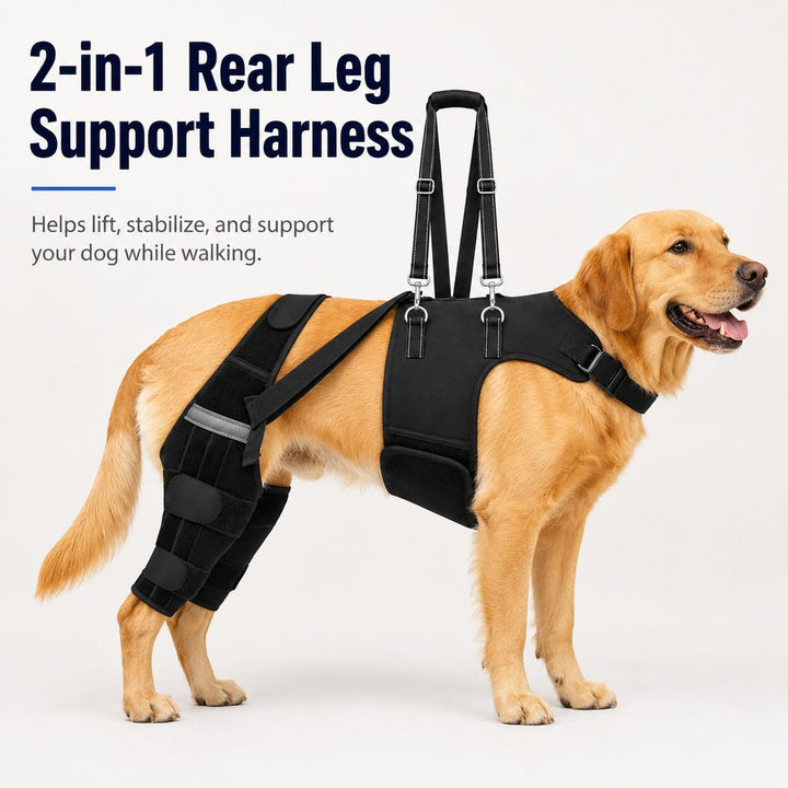 Dog Rear Leg Support Harness for Senior Dogs | Walking & Mobility Lift Assistance