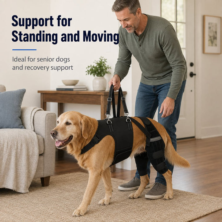 Dog Rear Leg Support Harness for Senior Dogs | Walking & Mobility Lift Assistance