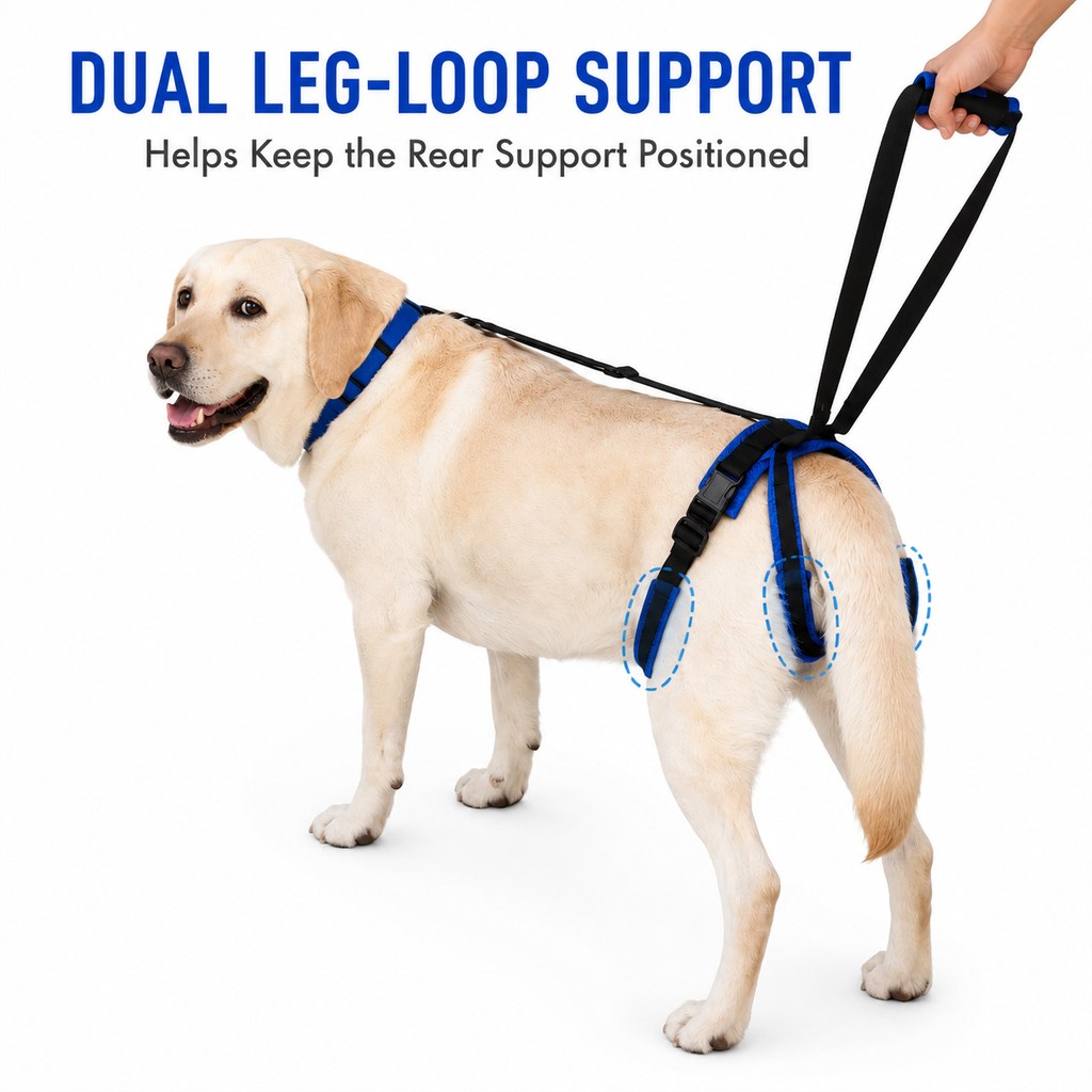 Adjustable Dog Rear Lift Support Harness