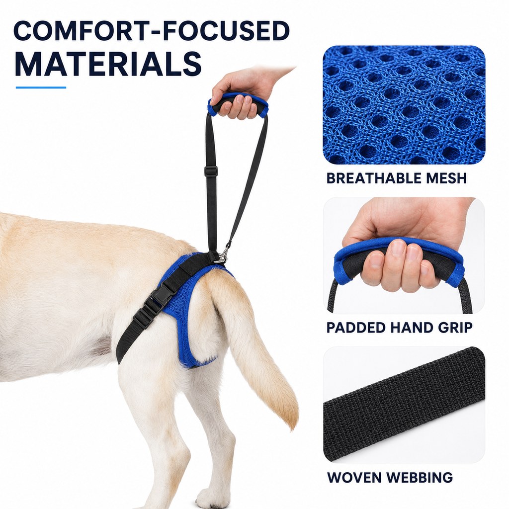 Adjustable Dog Rear Lift Support Harness