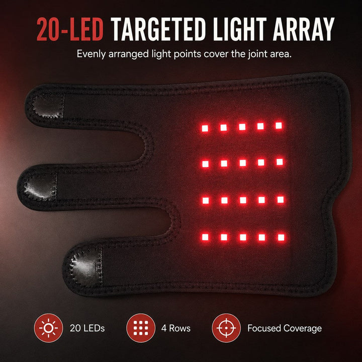 Dog Red Light Joint Wrap for Senior Dogs & Post-Walk Comfort