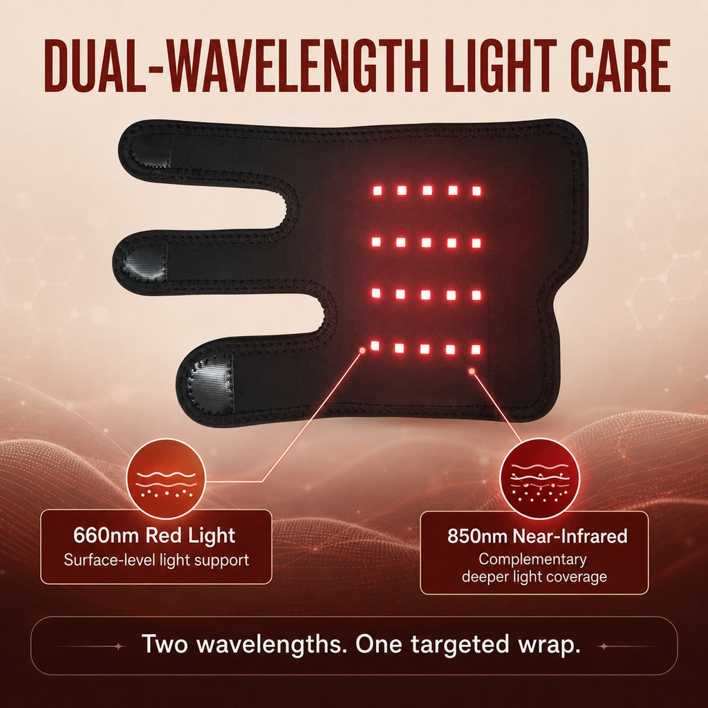 Dog Red Light Joint Wrap for Senior Dogs & Post-Walk Comfort