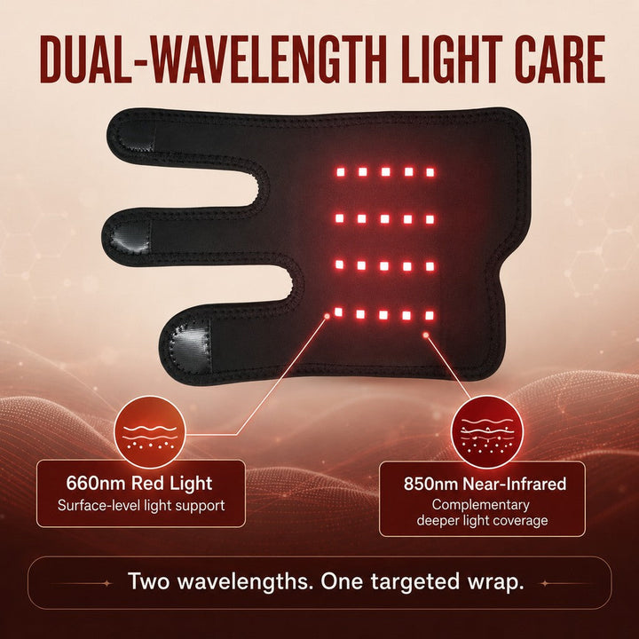 Dog Red Light Joint Wrap for Senior Dogs & Post-Walk Comfort