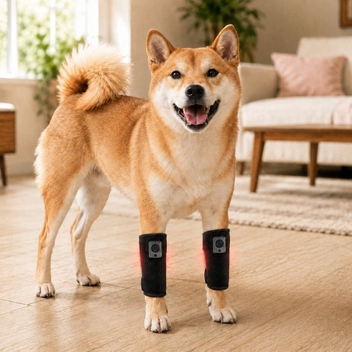 Rechargeable Red Light Therapy Dog Knee Wrap for Senior Dogs