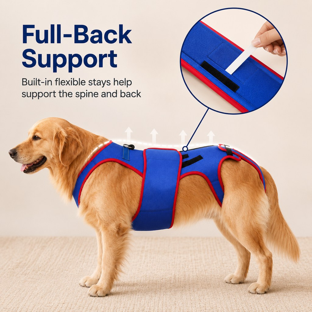 Dog Spine Support Vest for Senior & Recovery Dogs