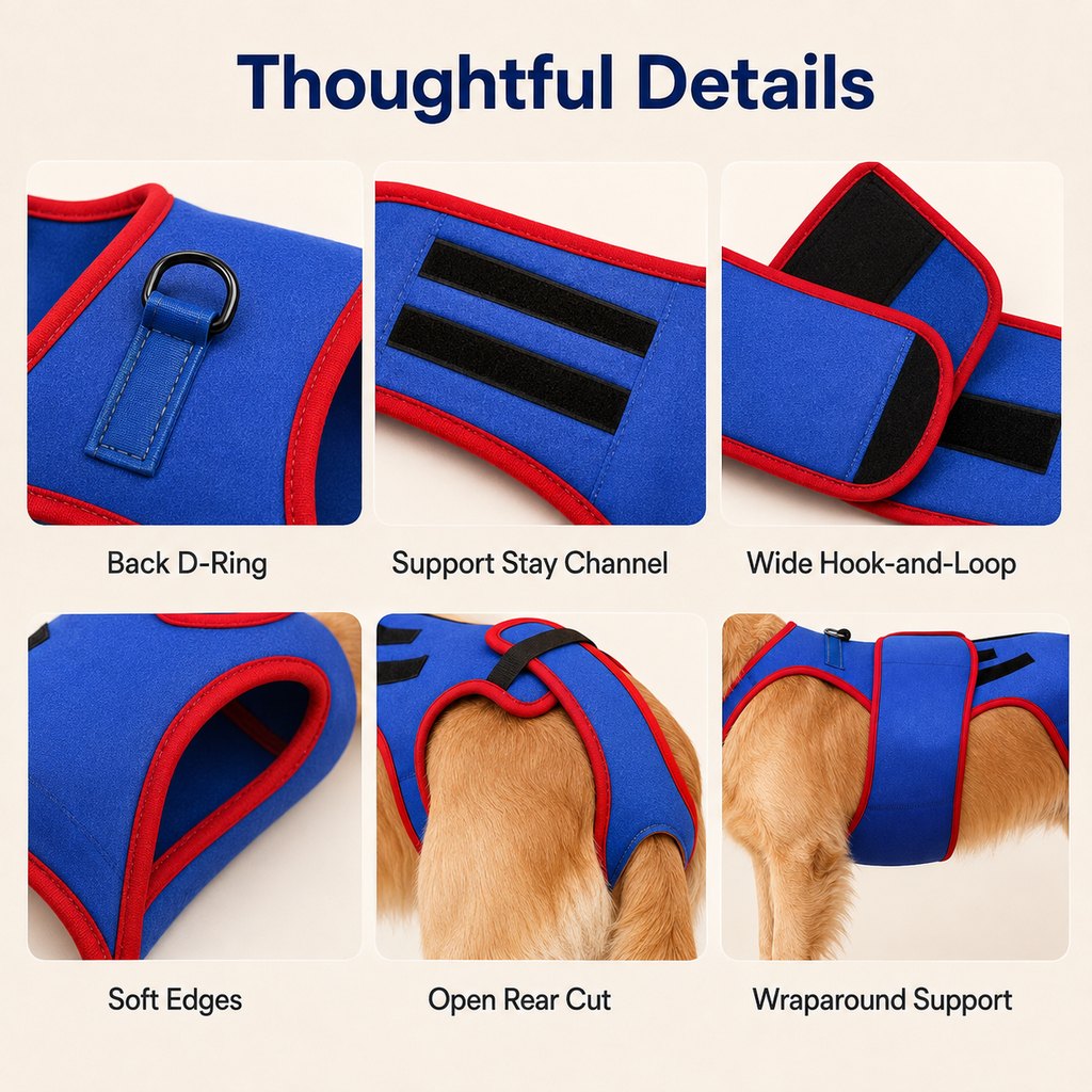 Dog Spine Support Vest for Senior & Recovery Dogs