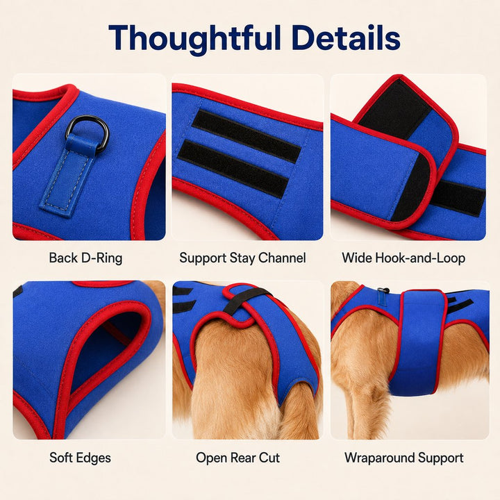 Dog Spine Support Vest for Senior & Recovery Dogs
