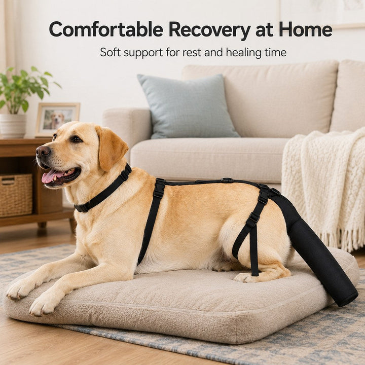 Adjustable Dog Tail Protector for Recovery & Daily Walks | Padded Guard for Sensitive Tails
