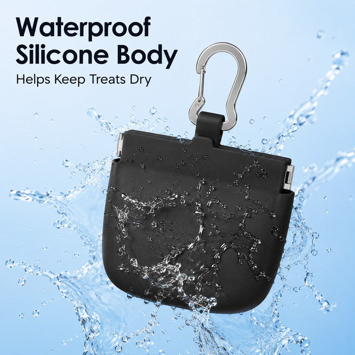 Hands-Free Silicone Dog Treat Pouch for Walks & Training