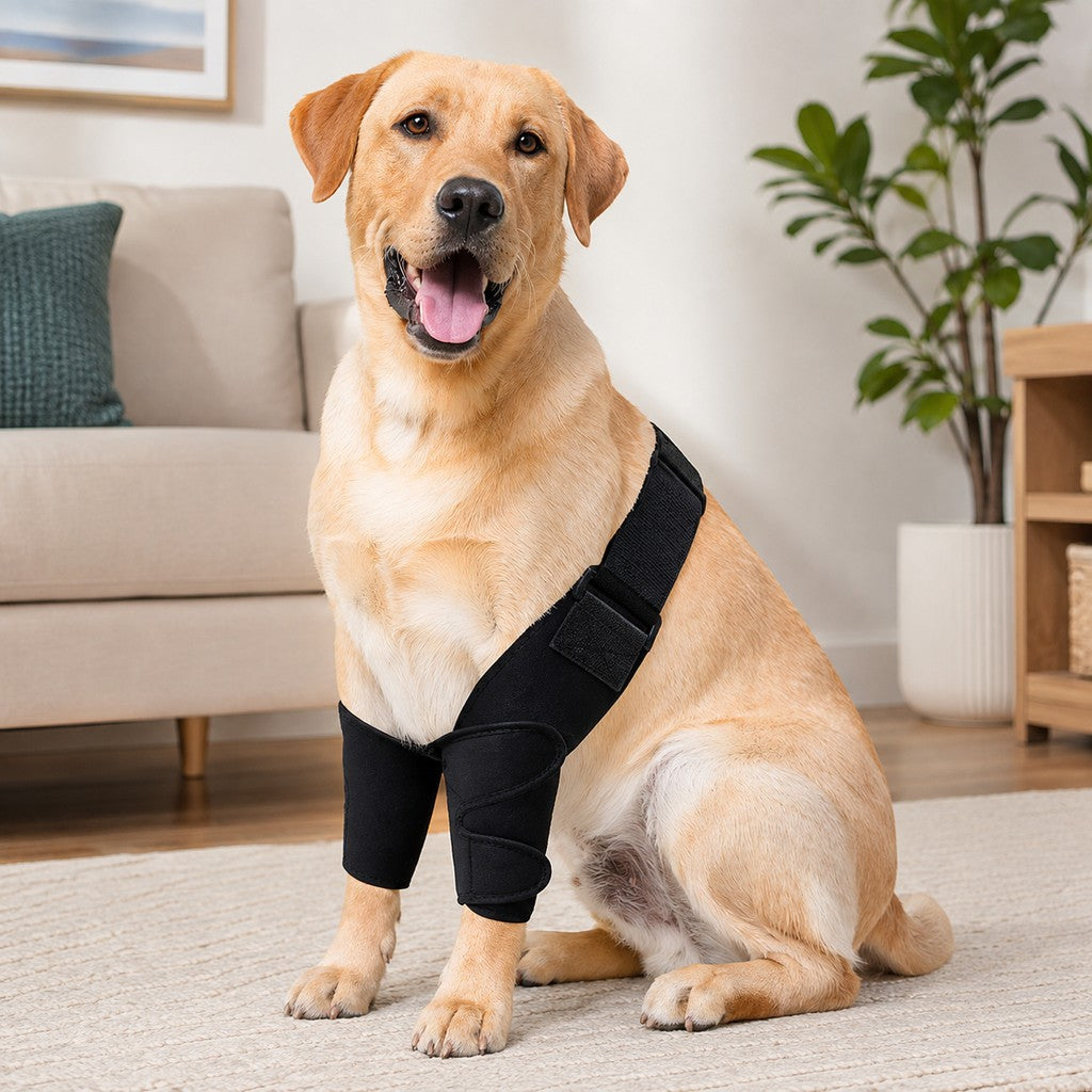 Dual Front Leg Dog Support Brace for Walking & Rest