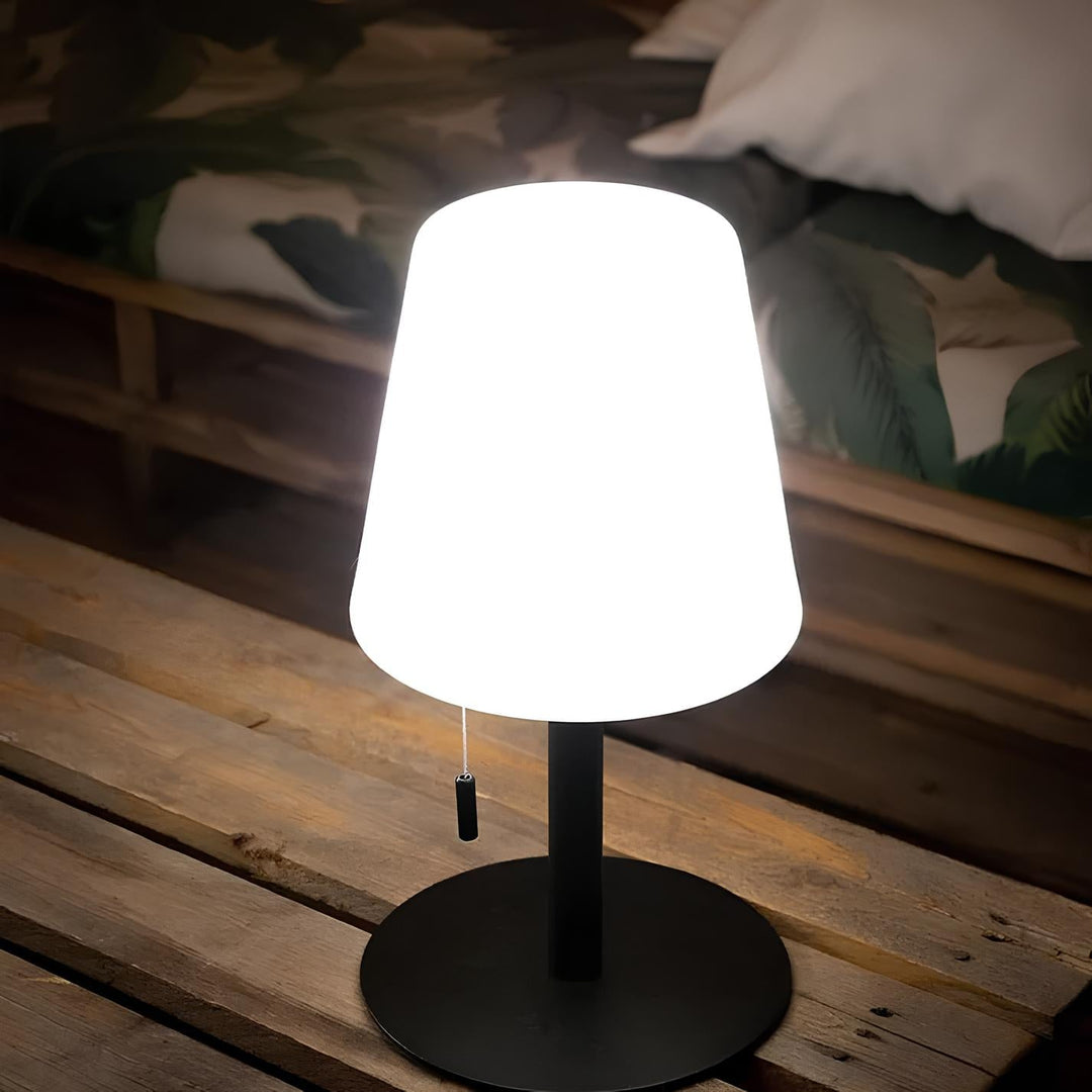 Minimalist Modern Table Lamp | Cordless Convenience, Waterproof