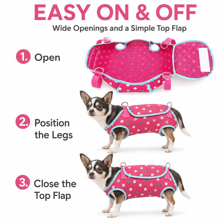 Wearable Pet Carrier Harness for Small Dogs & Cats