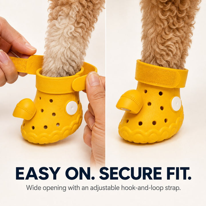 Step-Activated RGB Light-Up Dog Boots for Night Walks