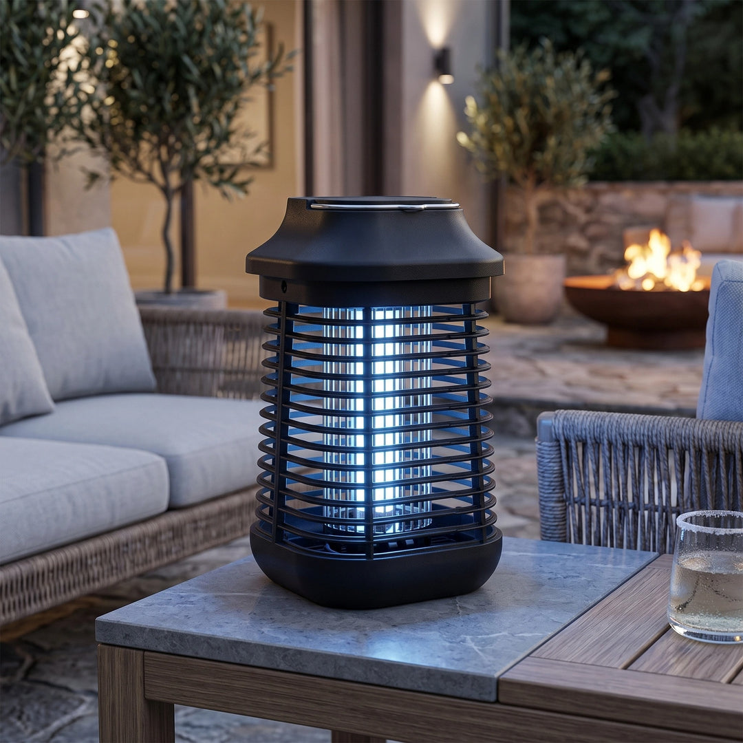 Electric Bug Zapper with 15W UVA Light and 4200V Grid for Indoor Outdoor Use