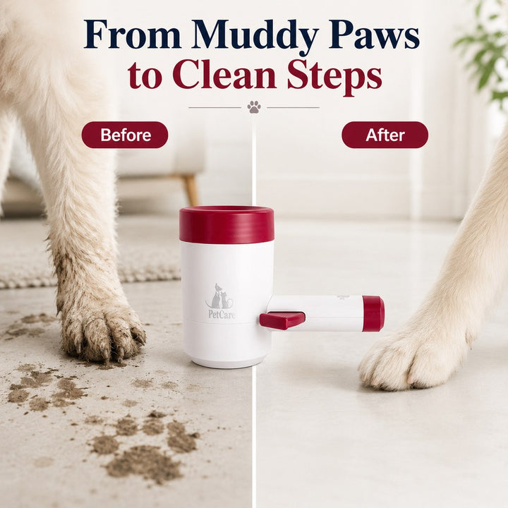 Electric Dog Paw Cleaner Cup for Muddy Walks