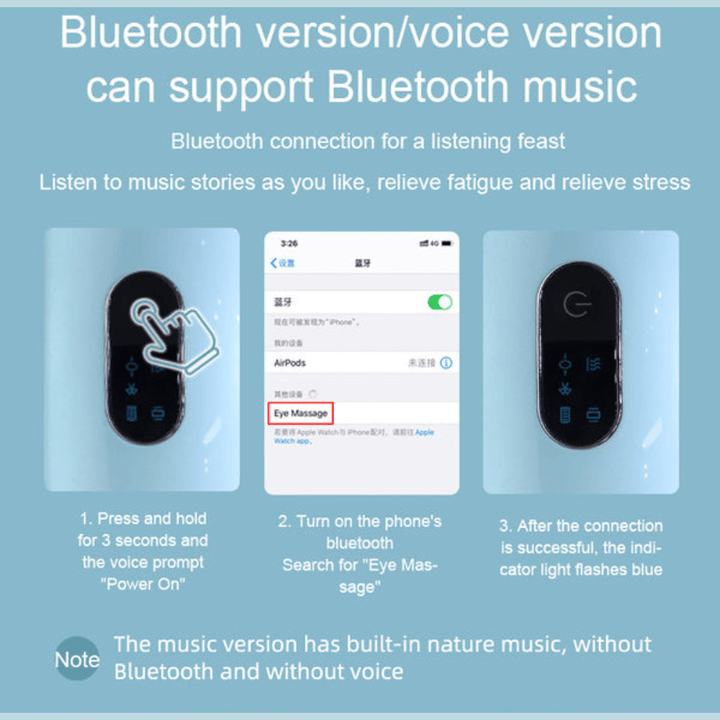 Ergonomic Electric Smart Eye Massager