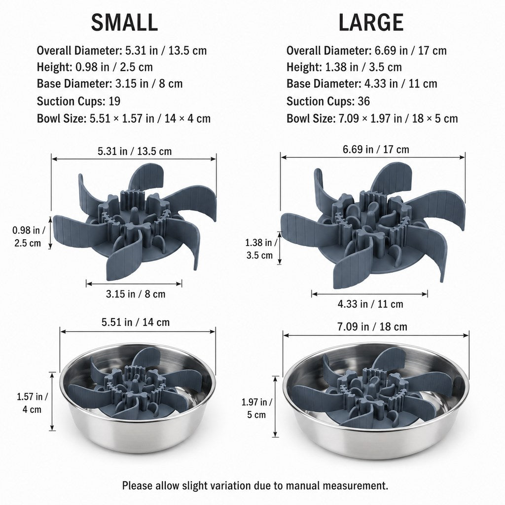 Fishbone Slow Feeder Bowl Insert for Fast-Eating Dogs